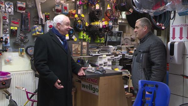 Herczeg Tamás és Ollári Zsolt a bringaakció részleteiről beszélnek. 