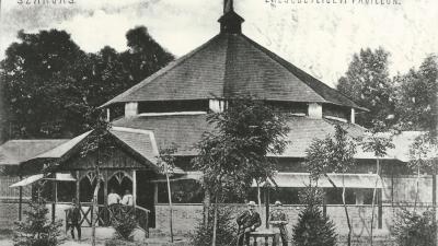 Erzsébet-ligeti pavilon 1906. Fotó: Magyar Nemzeti Digitális Archívum