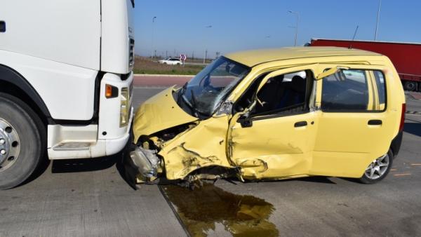 Baleset 2022.04.12.-én Békéscsabán. Fotó: police.hu