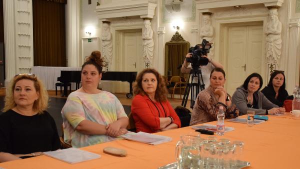 A Furcsa pár sajtónyilvános olvasópróbája – Fotó: behir.hu/Such Tamás