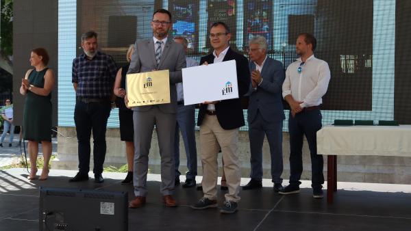 Varga Tamás, Békéscsaba alpolgármestere (balra) és Bácsmegi Gábor, a Munkácsy Mihály Múzeum igazgatóhelyettese (Fotó: Varga Anna)