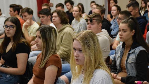 „Szemléletformálás műszaki szemlélettel” című előadás a Vízműben – Fotó: behir.hu/Such Tamás