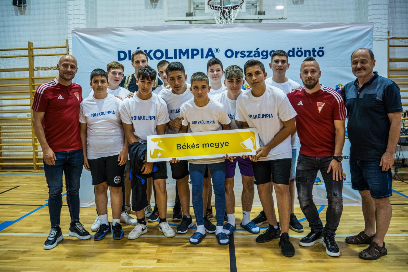 Diákolimpia 2022, labdarúgás - VI. helyen végzett a Hepp Ferenc Általános iskola fiúcsapata. Fotó: Diákolimpia