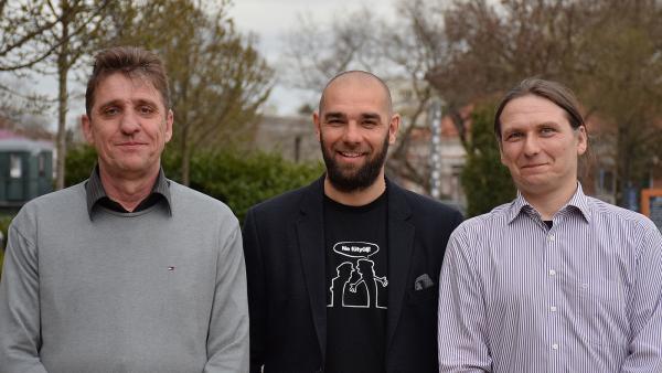 Varga Zoli, Bimbó Lajos és Kiss Jani – Fotó: behir.hu/Such Tamás