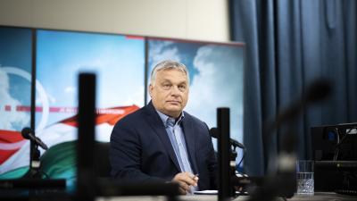 Orbán Viktor miniszterelnök (MTI/Miniszterelnöki Sajtóiroda/Benko Vivien Cher)
