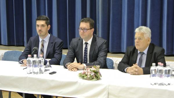 Kozma György, Vincze Lóránt és Kreszta Traján (fotó: Gyulai Hírlap – Tóth Péter)