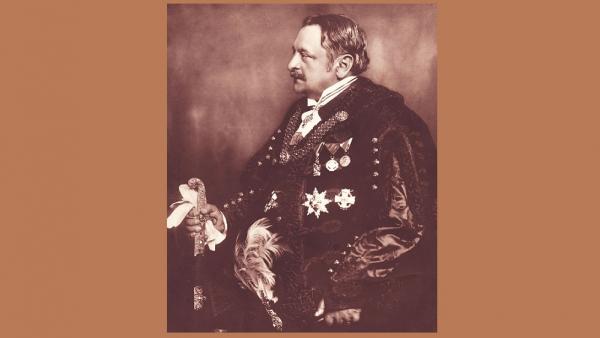 Bartóky József díszmagyarban (Forrás: Szőnyi István Emlékmúzeum, Zebegény)