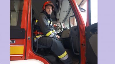 Fotó: Várszegi György tűzoltó főhadnagy