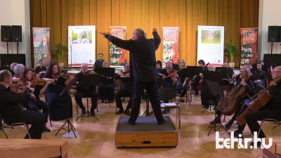 A Békés Megyei Szimfonikus Zenekar nyitókoncertje a 46. Bétazenen (Kép: behir.hu)