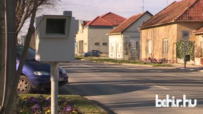 Egyelőre még üres a traffibox a Kolozsvári úton Békéscsabán. Fotó: behir.hu
