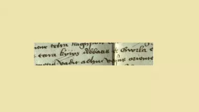 „terra Kÿrÿs Abbatis de Gwrla”. Átirat Pálóczi László 1466. márc. 22-én kelt oklevélben. HU-MNL-OL-DL  72008 .