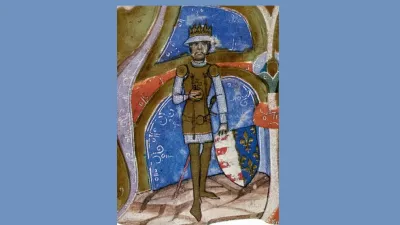 I. (Anjou) Károly király a Képes Krónikában
