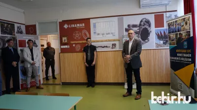 Linamar szaktantermet adtak át a Nemes Tihamér Technikumban Fotó: behir.hu / Kugyelka-Zámbori Eszter