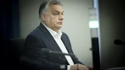 Orbán Viktor miniszterelnök (fotó: MTI/Miniszterelnöki Sajtóiroda/Fischer Zoltán)