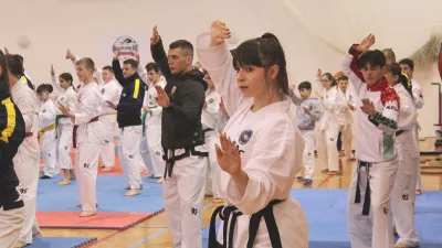 Taekwondo szeminárium Battonyán – Forrás: Gregor László