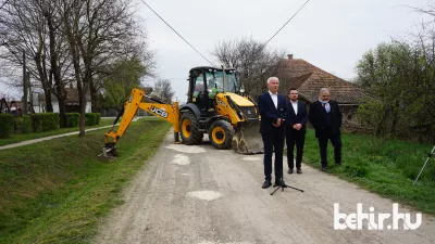 Korszerűsítik a belvízelvezető rendszert Kondoroson Fotó: behir.hu / Kugyelka-Zámbori Eszter