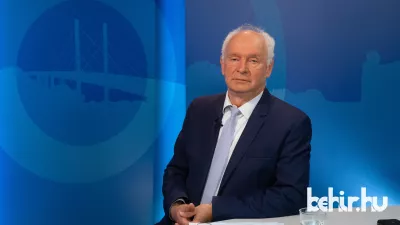 Herczeg Tamás országgyűlési képviselő a 7.Tv stúdiójában (fotó: behir.hu)