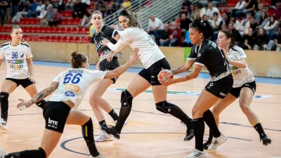 Moyra-Budaörs Handball – TAPPE Békéscsabai Előre NKSE: 28-28. Fotó: Facebook/Moyra-Budaörs Handball