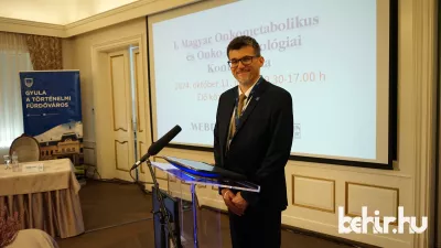 Dr. Bánhegyi Róbert János az egyesület és a konferencia létrehozója