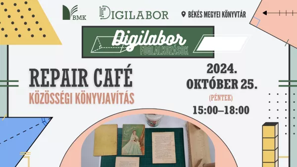 Repair Café: közösségi könyvjavítás