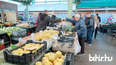 Október 23-án a békéscsabai piac is zárva tart (fotó: Bucsai Ákos/ behir.hu)