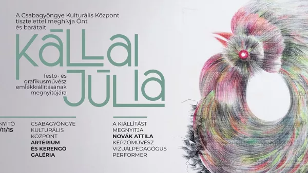 Kállai Júlia festő- és grafikusművész emlékkiállítása