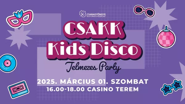 CSAKK Kids Disco - Jelmezes party