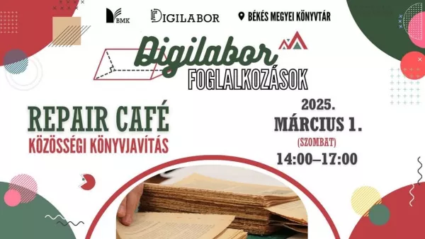 Repair Café – Közösségi könyvjavítás